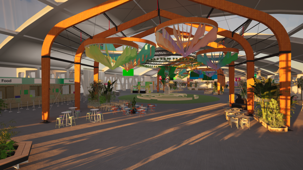Adyen au RAI Amsterdam, visualisation 3D Niki Zaal