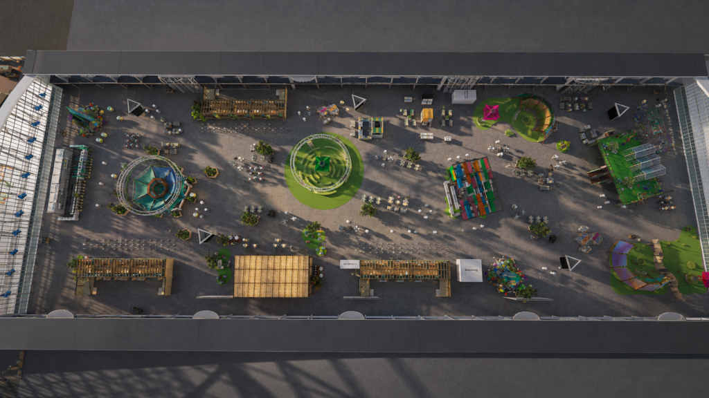 Adyen au RAI Amsterdam, visualisation 3D Niki Zaal