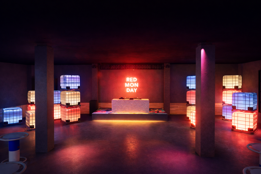 Red Bull Red Monday Amsterdam, visualisation 3D Niki Zaal