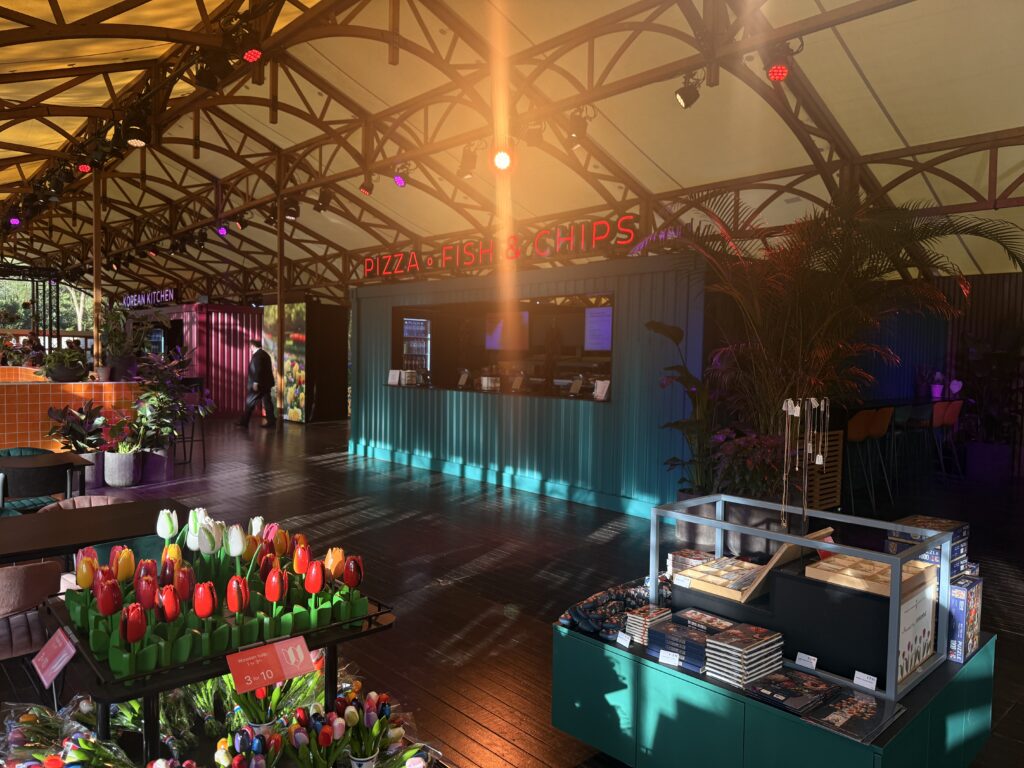 Keukenhof, espace food, visualisation 3D Niki Zaal