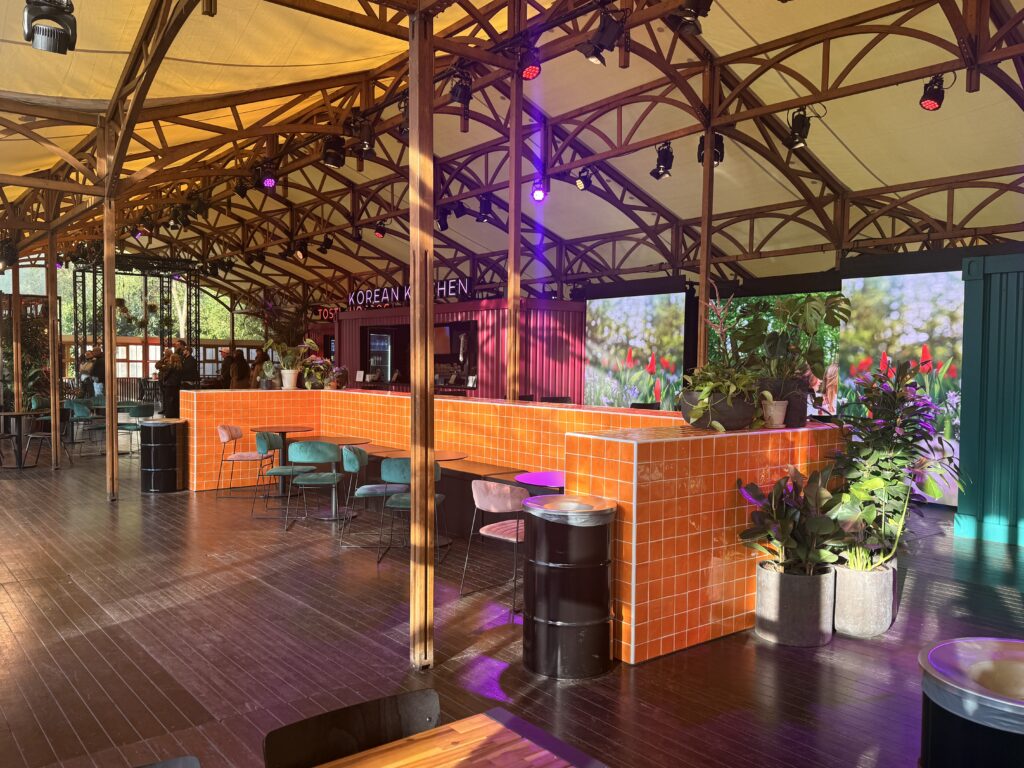 Keukenhof, espace food, visualisation 3D Niki Zaal