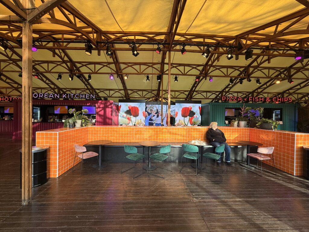 Keukenhof, espace food, visualisation 3D Niki Zaal